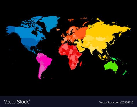 World Map Outline Colorful 的图像结果