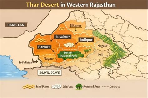 Thar Desert of Rajasthan landscape