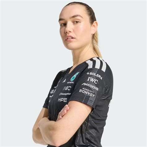 adidas MERCEDES - AMG PETRONAS FORMULA 1 TEAM DRIVER JERSEY - Black ...