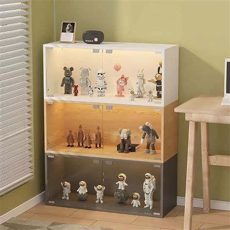 WANLIAN Glass Display Cabinet，Modern Curio Cabinet India | Ubuy