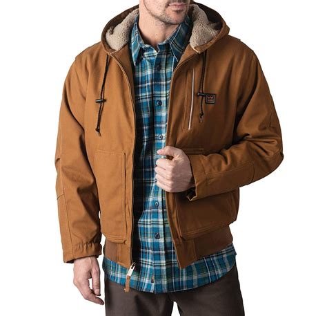 Men's Sherpa Lined Jacket With Hood at Kai Haddon blog
