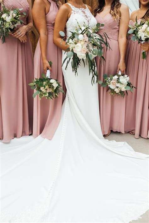 Dusty Rose Color Bridesmaid Dresses at Cheryl Alejandro blog
