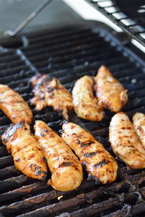 Grilled Teriyaki Chicken Tenders - Julia's Cuisine