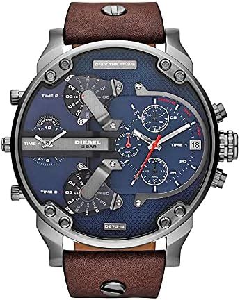 Diesel Stainless Steel Analog Gray Dial Men's Watch-Dz7484, Band Color ...