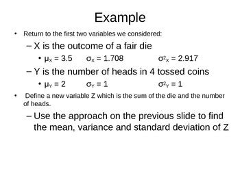 Image result for Shift in and Combining Random Variables