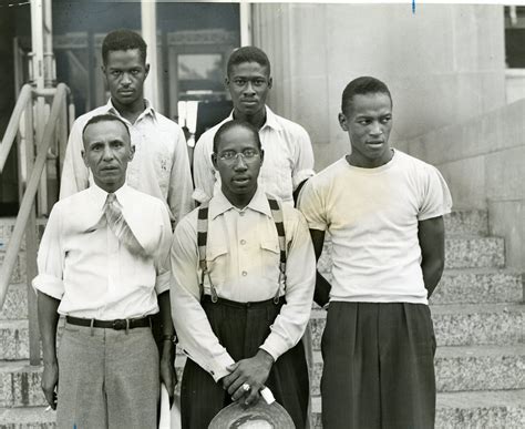 Photo of Five African American Macon County, IL. Draftees Standing on ...