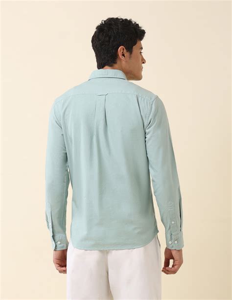 Tailored Fit Solid Pure Cotton Shirt – U.S. Polo Assn. India