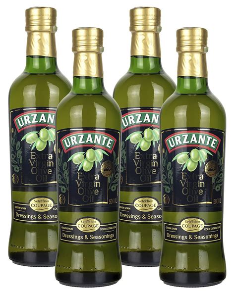 Масло Оливковое Urzante Extra Virgin 0,5л - 4 шт - купить с доставкой ...