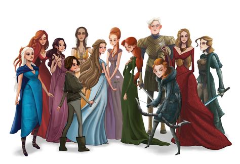 Geek Art Gallery: Illustration: Women of Game of Thrones