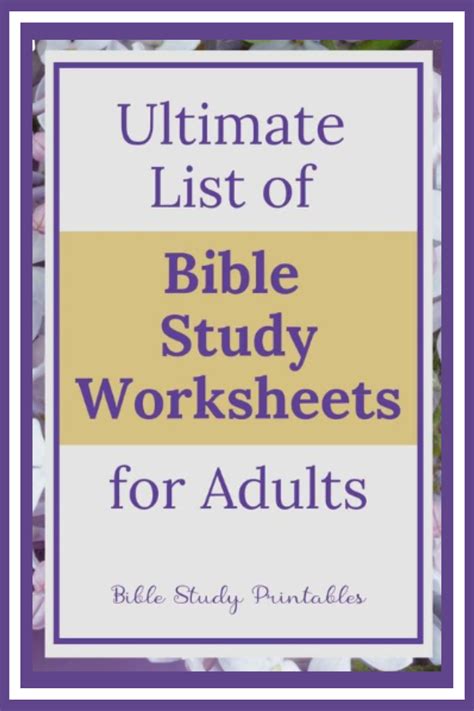 Image result for Bible Study Lessons Sheets
