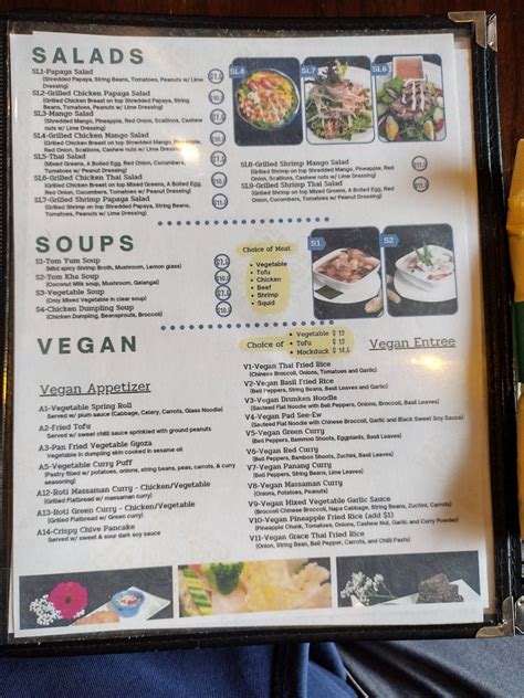 Carta del restaurante GRACE THAI 2, Nueva York