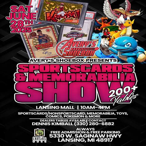 Averys Shoebox Presents Sportscards & Memorabilia Show!, 5330 West ...