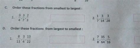 order these fraction from smallest to largestOrder these fraction from ...