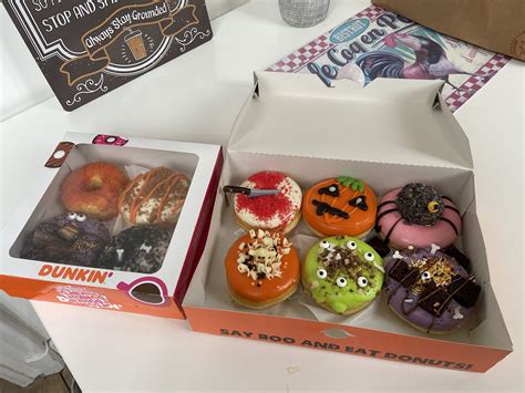 Dunkin Donuts Halloween Donuts