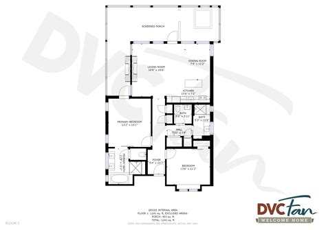 2-Bedroom Cascade Cabin: Copper Creek Villas & Cabins at Disney's ...