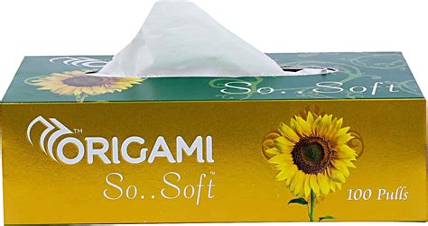 Buy ORIGAMI SO SOFT FACE TISSUE PAPER BOX / CAR FACIAL TISSUE BOX - 2 ...