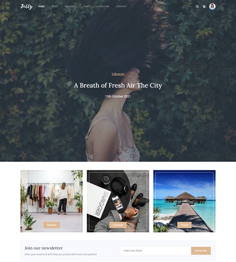 Jelly - Personal Blog Template