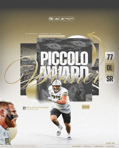 Rutledge Named Winner of 2025 Brian Piccolo Award – Football — Georgia ...