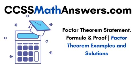 Image result for Factor Theorems Tutorials