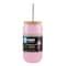 18oz. Pink Cold Color Change Glass Sublimation Tumbler with Bamboo Lid ...