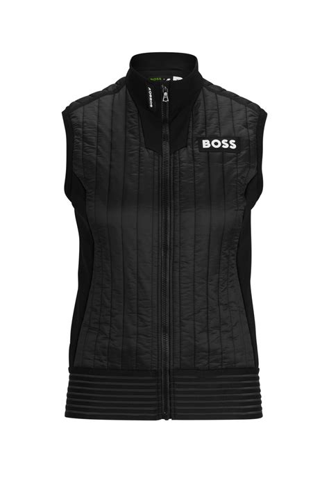 BOSS - BOSS x ASSOS insulated gilet in water-repellent material
