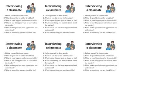 Classmate Interview Examples 的图像结果
