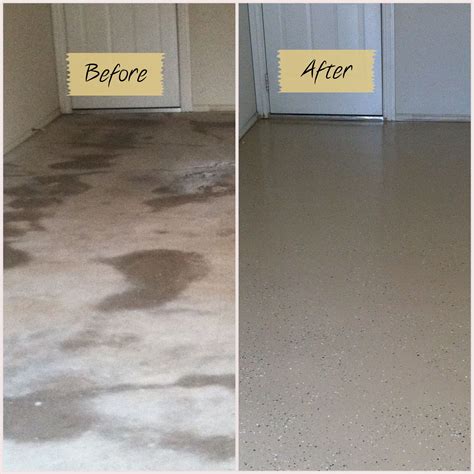 Garage Floor Paint Before And After – Flooring Ideas