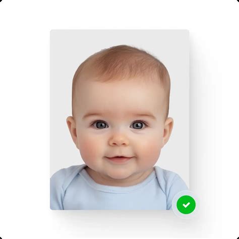 Baby passport photo checker (+requirements)
