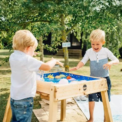 Wooden Sand and Water Table -Natural Wooden Activity Table