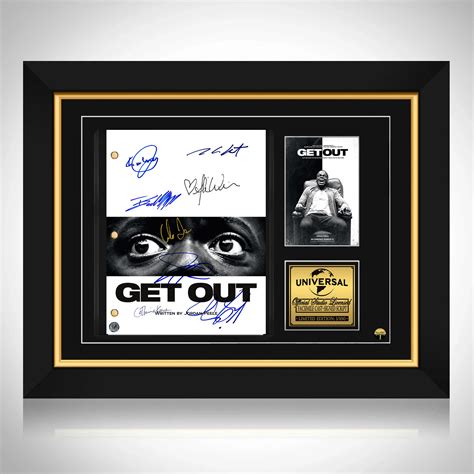 Get Out Script Limited Signature Edition Custom Frame | RARE-T