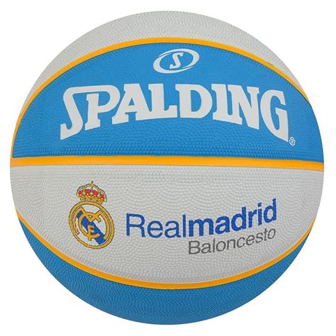 Spalding Real Madrid 29.5" Rubber Moulded Indoor/Outdoor Basketball ...