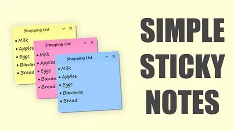 Image result for Simple Sticky Notes Download Free
