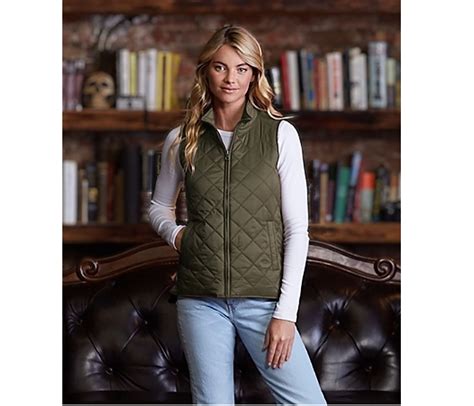 Women’s Diamond Quilted Travel Vest | New Headings Stores (Main)