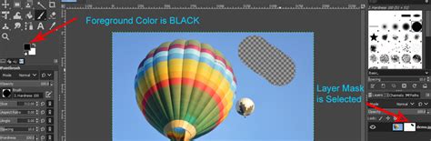 GIMP Transparent Mask 的图像结果