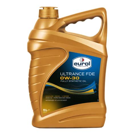 Eurol Ultrance FDE 0W-30 Fully Synthetic Engine Oil 5L - Eurol ...