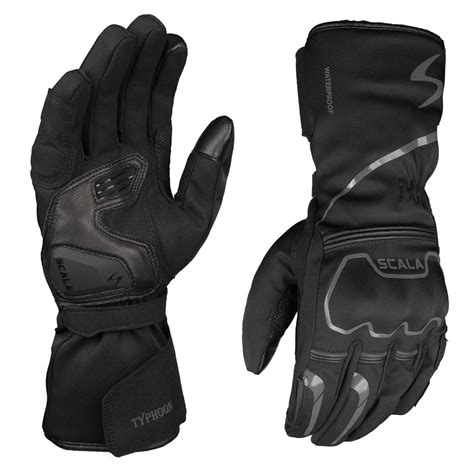 SCALA GEARS Typhoon 100% Waterproof Moto Riding Gloves with Touch ...
