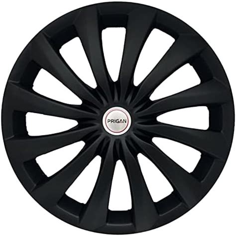 PRIGAN Silver Black 14 Inch Wheel Cover Universal for All Cars Having ...