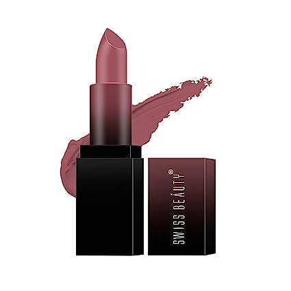 Buy Swiss Beauty Hd Matte Pigmented Smudge Proof Lipstick | Creamy ...