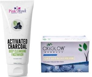 PINKROOT Activated Charcoal Deep Cleansing Facewash 100ML with Oxyglow ...