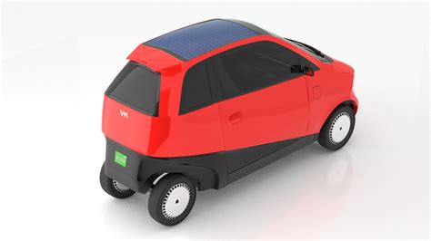 3D Vayve Mobility EVA Cherry Red - TurboSquid 2204135