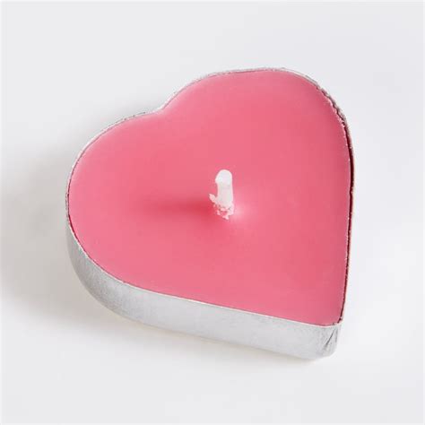 Buy Love Forever Set of 6 Midnight Rose Scented Heart T-Light Candles ...
