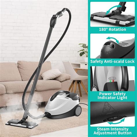 Aspiron Steam Cleaner Powerful Multipurpose Portable Heavy Duty Steamer ...