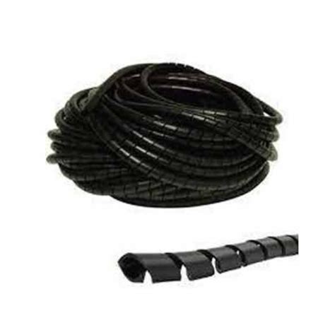 Spiral cable wrap Band 12 mm x 1 meter Black Cable Sleeve, Cable ...