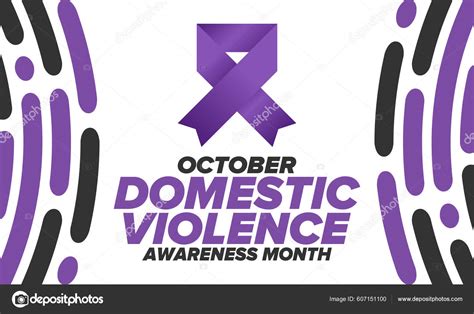 Domestic Violence Awareness Month October Celebrate Annual United ...