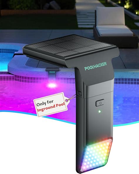POOLHACKER Solar Pool Lights Only for Inground Pool【Original】, 10-Color ...