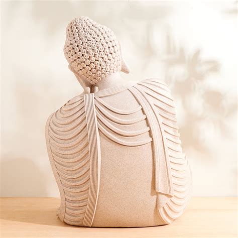 Buy Enlighten Polyresin Sitting Buddha Figurine from Home Centre at ...