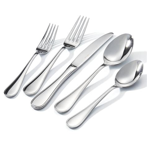 Amazon.com | KINGSTONE 40 Piece Teardrop Silverware Set for 8, 18/10 ...