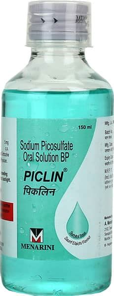Piclin 5 MG/5ML Oral Solution (150): Uses, Side Effects, Price & Dosage ...