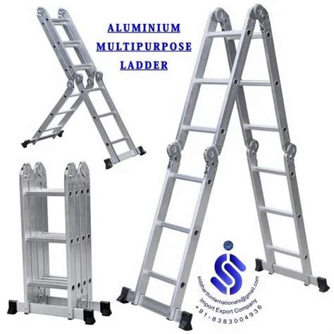 Telescopic Ladder - 16+16 Ft Aluminium Wall Supported Extension Ladder ...