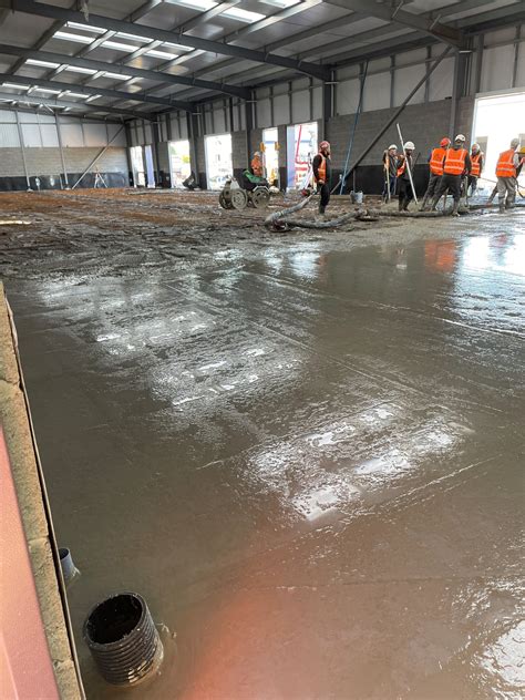 Industrial concrete flooring contractors workload December 2022 - Level ...